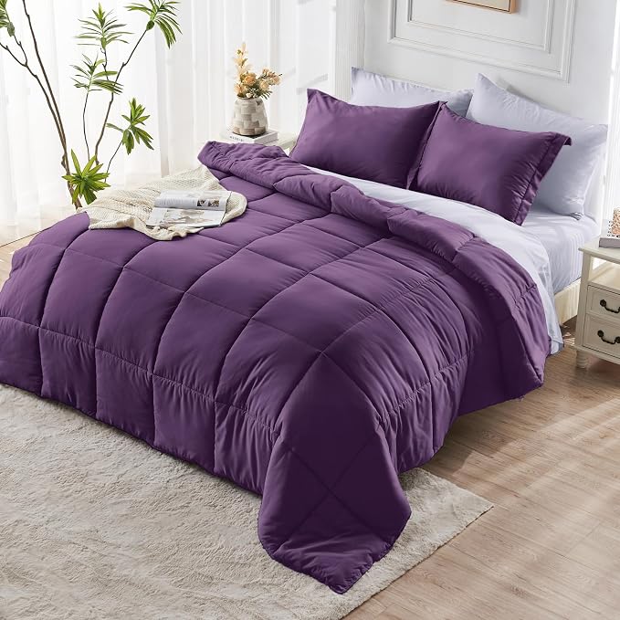 JOLLYVOGUE California King Comforter Set, Ultra-Soft Bed in a Bag Cal King Size - Image 8