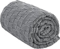 Knitted Weighted Blanket for Adult, No Beads Heavy Blanket 48” x 72'' 12lbs by Unknown