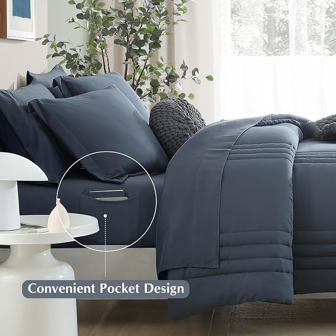 Monbix California King Size Comforter Set - Image 4