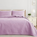 Exclusivo Mezcla King Size Quilt Bedding Set, Lightweight Lilac Quilts King Size by ExclusivoMezcla