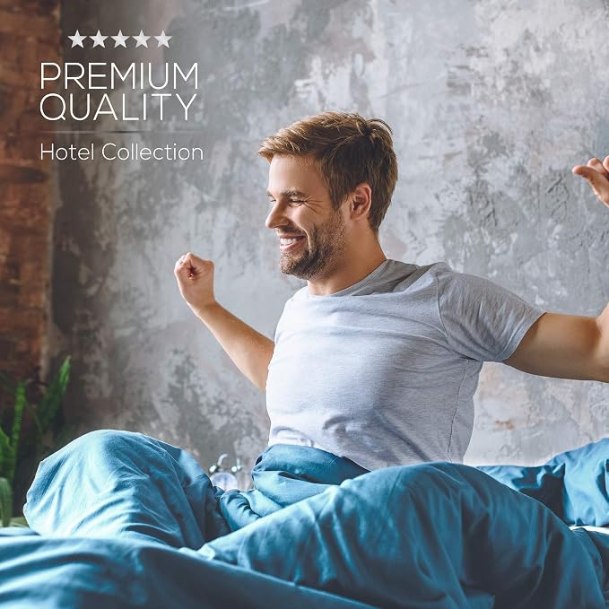 Mueller Luxury 6 PC Full Size Bed Sheets, Super Soft 1800, Deep Pocket up to - Image 7