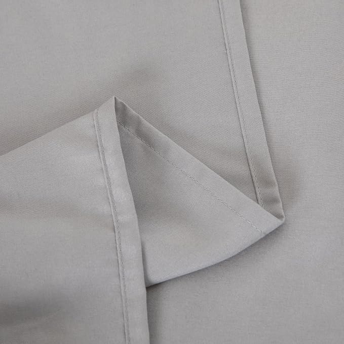 Full Flat Sheet Only， 80x96Inch Light Gray - Image 7