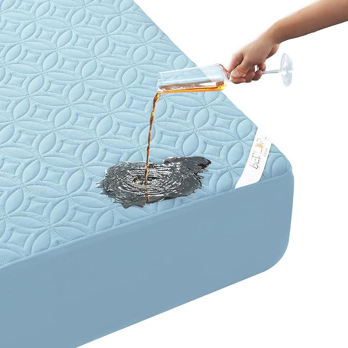 BEDLORE Waterproof Mattress Protector, King Size Mattress Pad by Bedlore