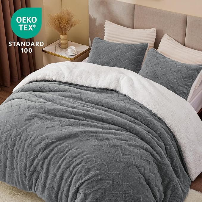 BEDELITE Fluffy Queen Comforter Set - Image 4
