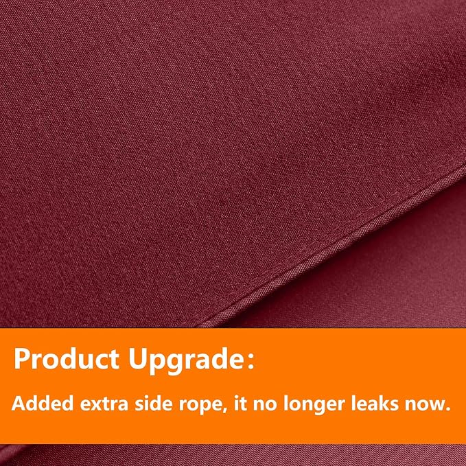 TAIMIT Burgandy King Size Comforter Set - Image 3