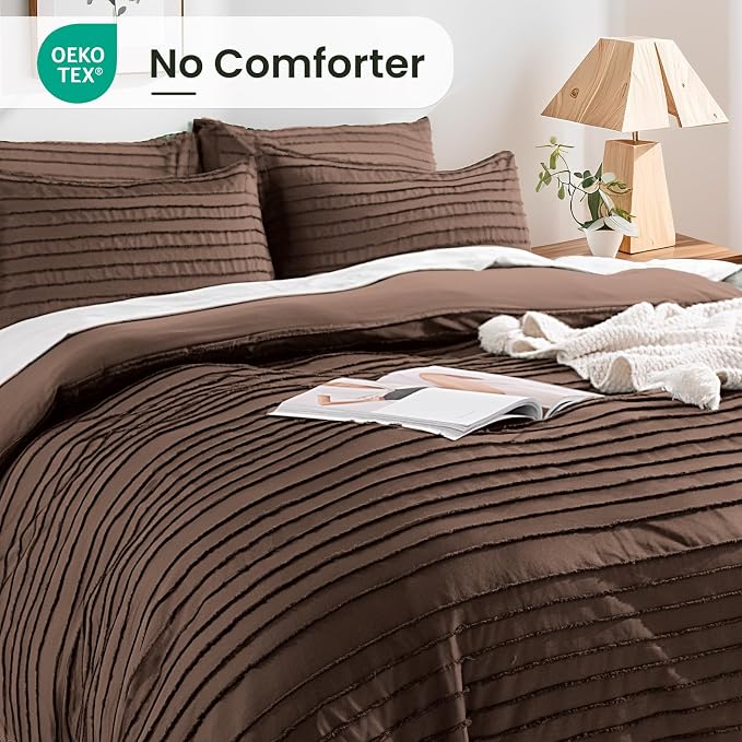 NEXHOME PRO Duvet Cover Queen, 3 Pieces Boho Tufted Duvet Cover Set, Soft and - Image 4