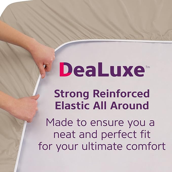 Lovely Joyful Feel Full Size Deep Pocket Fitted Sheet Perfectly Fit 17'-23' - Image 4