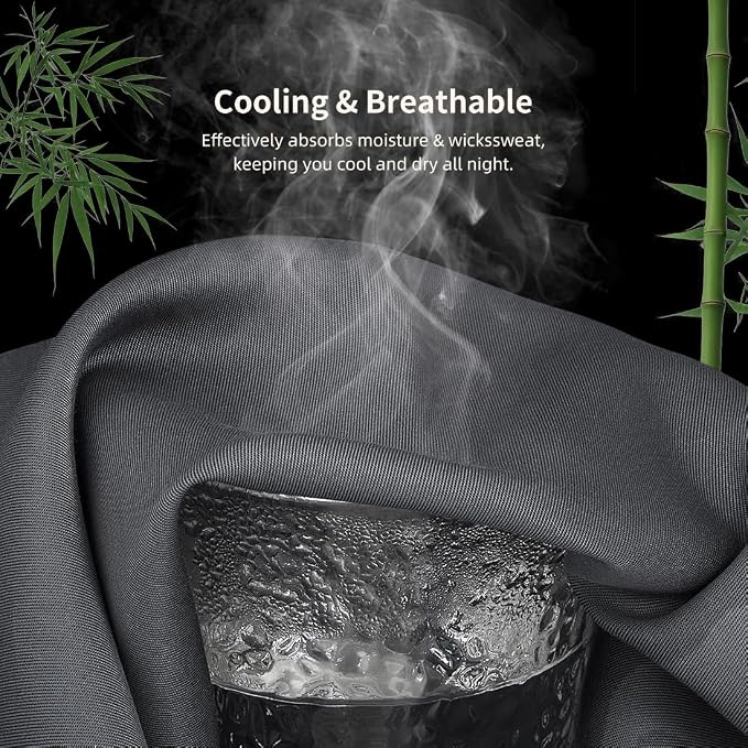 Standard Pillowcases, Cooling Viscose from Bamboo Pillow Covers - Image 4