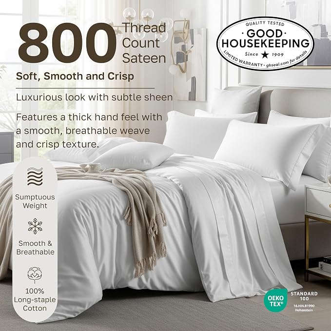 California Design Den Luxury Sheets Full Size Bed Set - Image 3