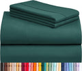 LuxClub 4 PC King Sheet Set, Breathable Luxury Bed Sheets, Deep Pockets 18" by LuxClub