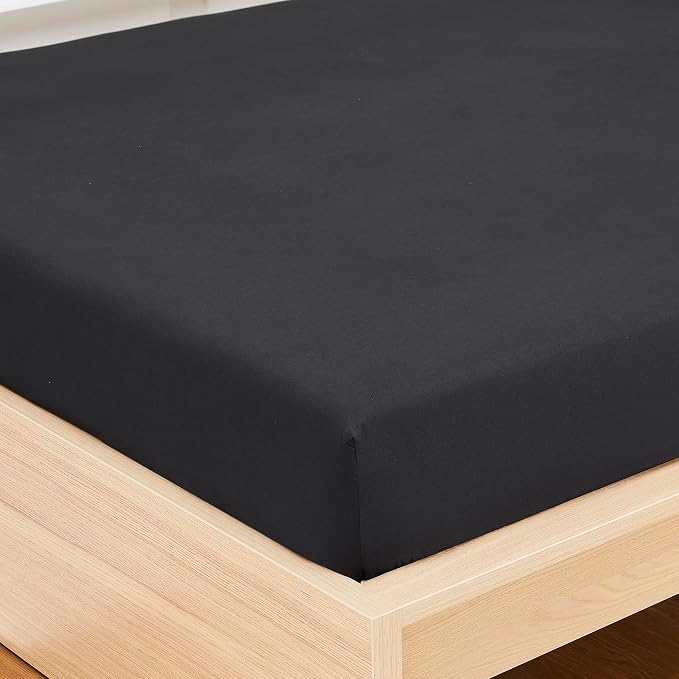 Queen Fitted Sheet Only with Full Elastic & Built in Corner Sheet Straps to - Image 4