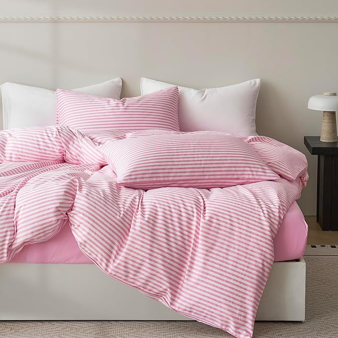JELLYMONI King Duvet Cover Set, Cotton Duvet Cover 2 Pieces by JELLYMONI