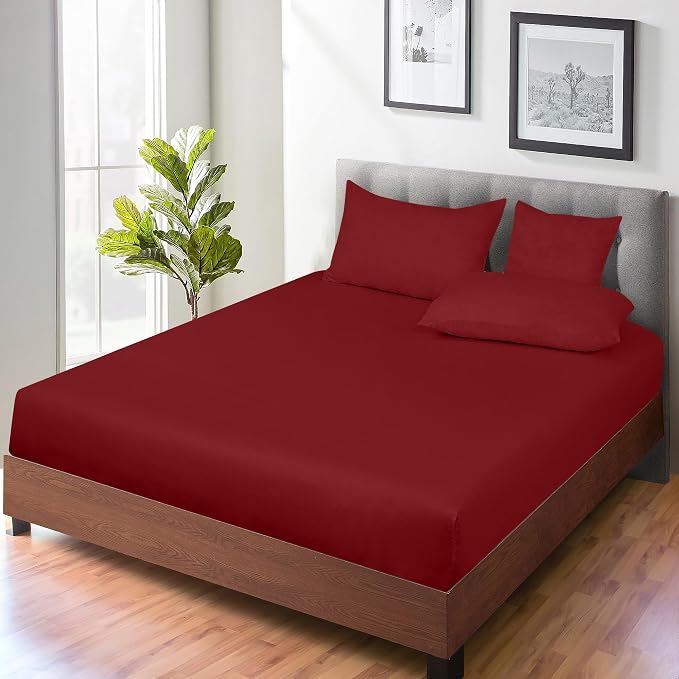ROYALE LINENS 300 Thread Count 100% Long Staple Combed Cotton Fitted Sheet Twin - Image 7