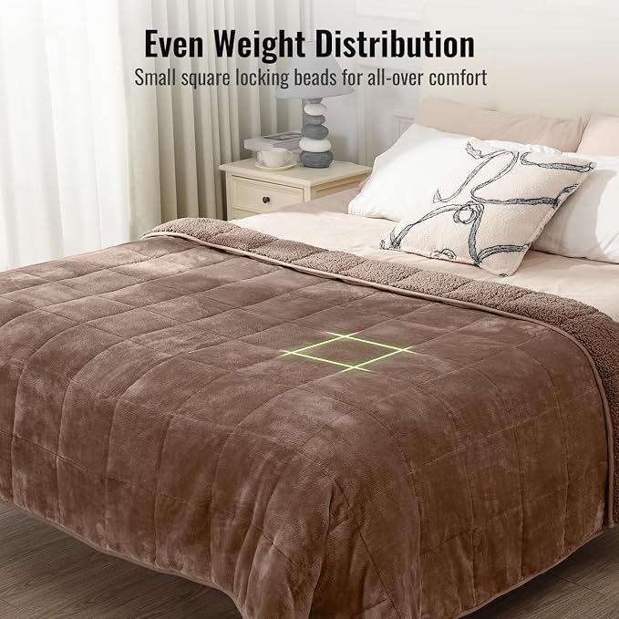 Uttermara Weighted Blanket Queen Size 15lbs 60x80 inches - Image 7