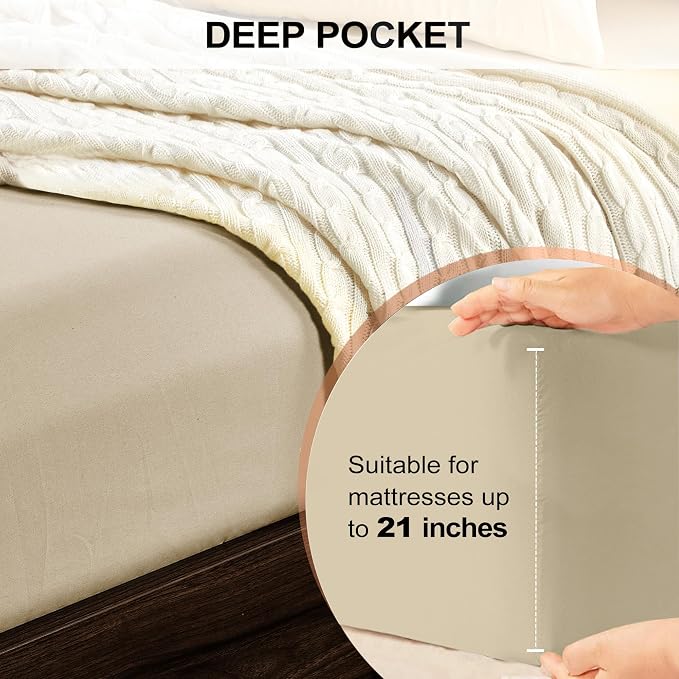 FreshCulture Queen Fitted Sheet Only - Image 4