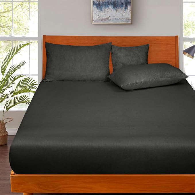 ROYALE LINENS 300 Thread Count 100% Long Staple Combed Cotton Fitted Sheet Twin - Image 8