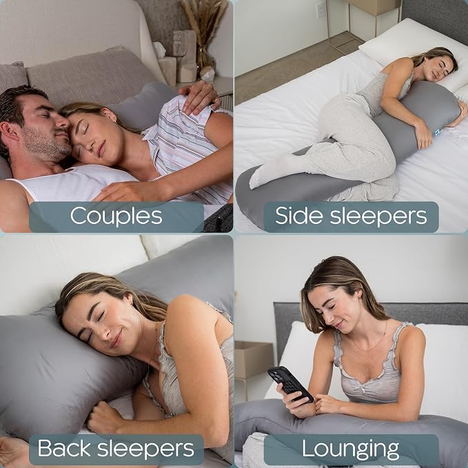 SleepCloud Weighted Body Pillow 8lbs - Image 5