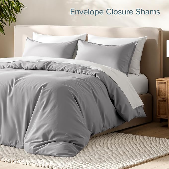 Bare Home Bedding Duvet Cover Queen Size - Image 4
