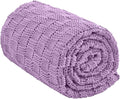Knitted Weighted Blanket for Adult, No Beads Heavy Blanket 50” x 60'' 7lbs by Unknown