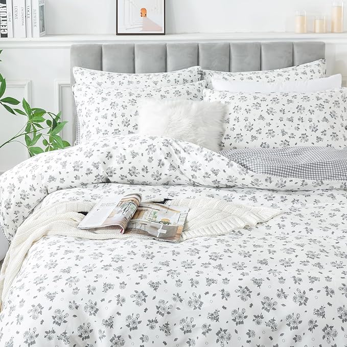 FADFAY Floral Duvet Cover Set Twin XL - Image 9