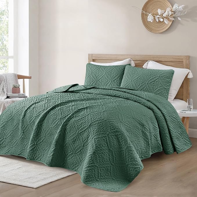 Exclusivo Mezcla Twin Quilt Bedding Set, Lightweight Soft Bedspreads Coverlets - Image 2