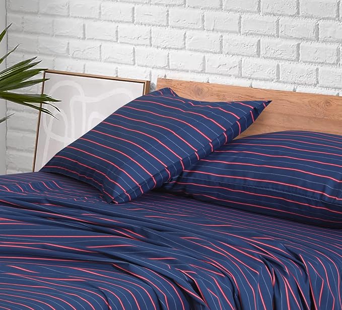 RUVANTI 100% Cotton Sheets – California King Percale Bedding, Cooling & - Image 7