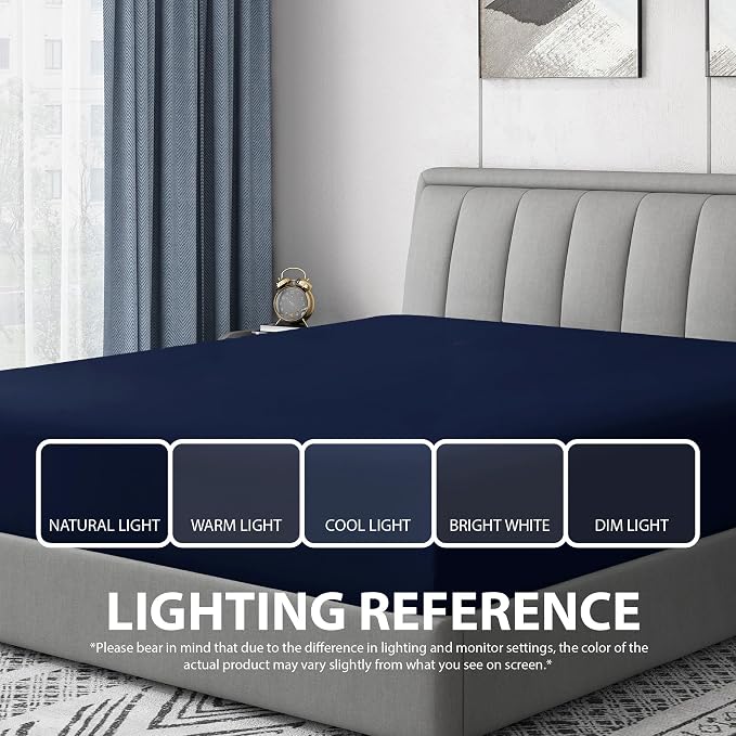 Cathay Home Full Fitted Sheet - Image 5