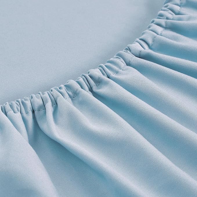 FreshCulture Twin Fitted Sheets, Bulk Pack of 6, Deep Pocket, Soft Microfiber - Image 2