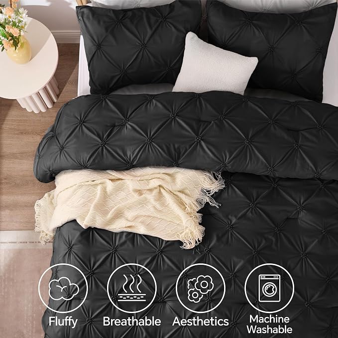 BEDELITE Black Twin Comforter Set - Image 5