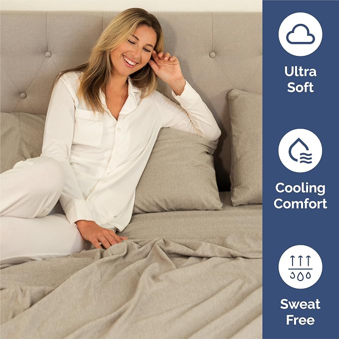 Split King Size 5 Piece Sheet Set - Image 4