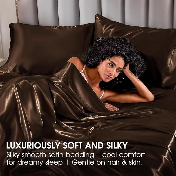 FreshCulture Satin Sheets Full Size - Image 6