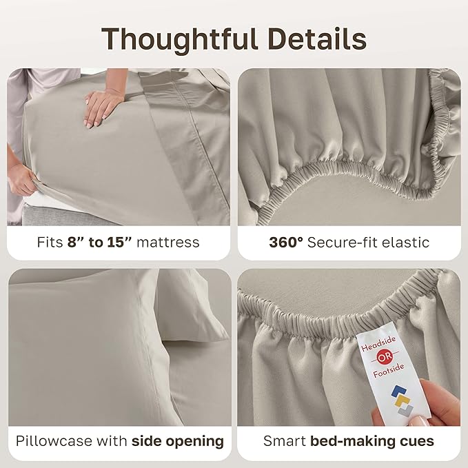 California Design Den Twin XL Sheets Set - Image 5