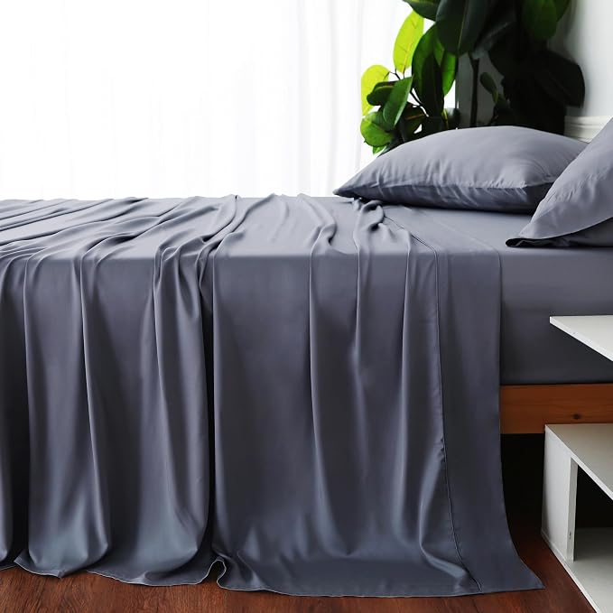 Bamboo Viscose Flat Sheets Only, Sateen Weave Full Size Flat Sheet Only - Image 3