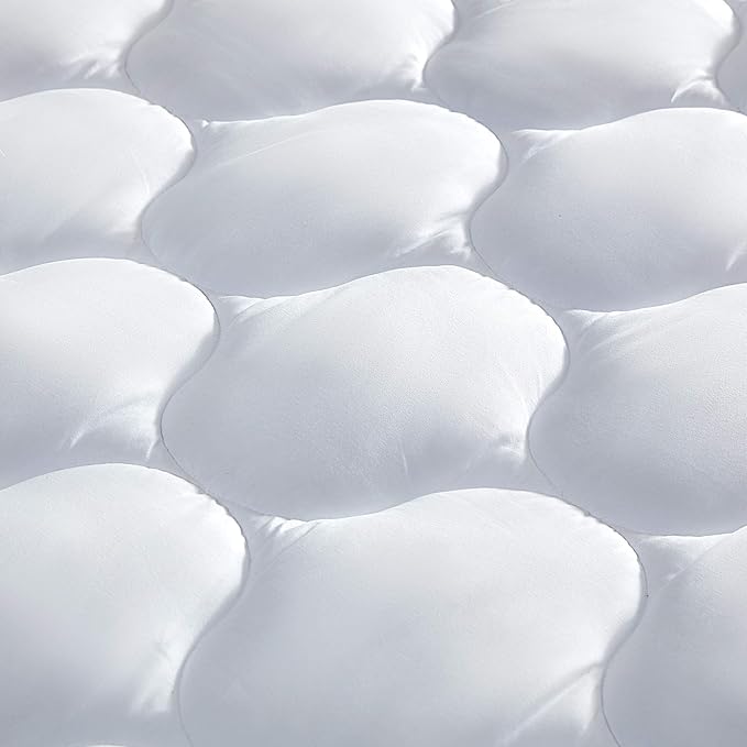 SLEEP ZONE Quilted Fitted Mattress Pad Cover Cal King - Image 7