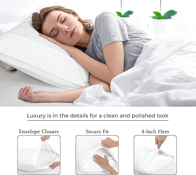Royale Linens Standard Pillowcase Set of 2 - Image 7