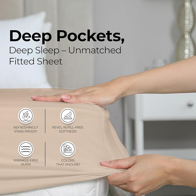 Utopia Bedding Twin Fitted Sheet - Image 4