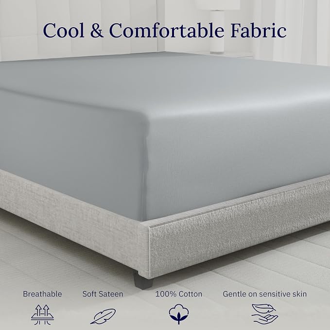 California Design Den Full Size Fitted Sheet Only - Image 8