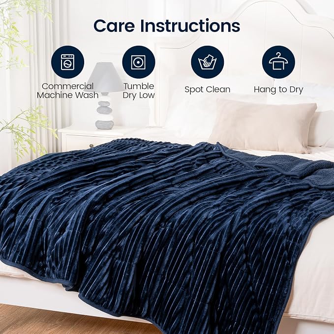 Sherpa Fleece Adult Weighted Blanket - Image 6