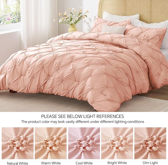 BEDELITE Dusty Pink Twin Comforter Set - Image 7