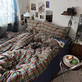 mixinni Buffalo Plaid Duvet Cover Set Full Size by mixinni