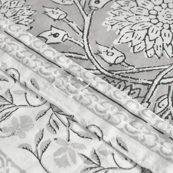 Levtex Home Adare Grey Reversible King Duvet Cover Set - Image 6