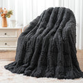Wemore Jacquard Fleece Weighted Blanket King Size 80" x 87" 15lbs, Ultra Soft by WemoreDirect