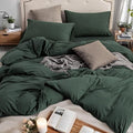 PURE ERA Jersey Knit Duvet Cover Set 100% T-Shirt Cotton Super Soft Comfy 2pc by PUREERA