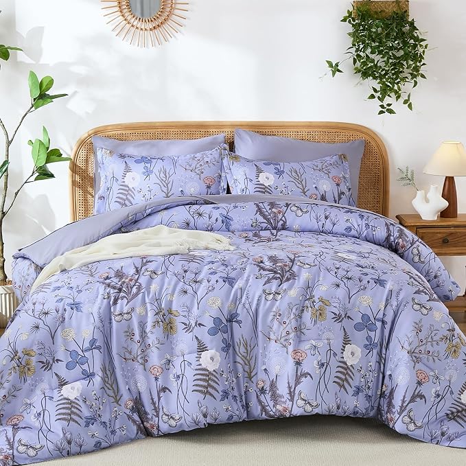 Yiran Queen Comforter Set 7 Piece, Bed in a Bag Queen Size - Image 7
