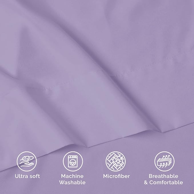 Luxury Flat Sheet on Amazon Elegant Comfort Wrinkle-Free 1500 Premier Hotel - Image 8