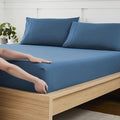 Twin Fitted Sheet Only with Full Elastic & Built in Corner Sheet Straps to by SweetHomeCollection