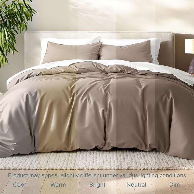 Bare Home Bedding Duvet Cover Queen Size - Image 8