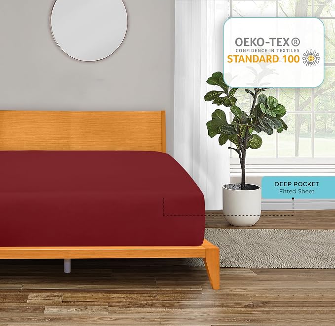 Royale Linens Fitted Sheet Twin XL - Image 7