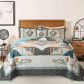 BEDIFANY Twin Size Bedspread Sets, Floral Cotton Lightweight Quilt Twin XL Size by BEDIFANY
