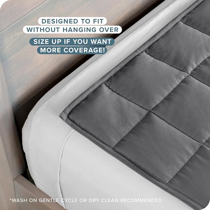 Bare Home Weighted Blanket Queen Size 22lb - Image 3